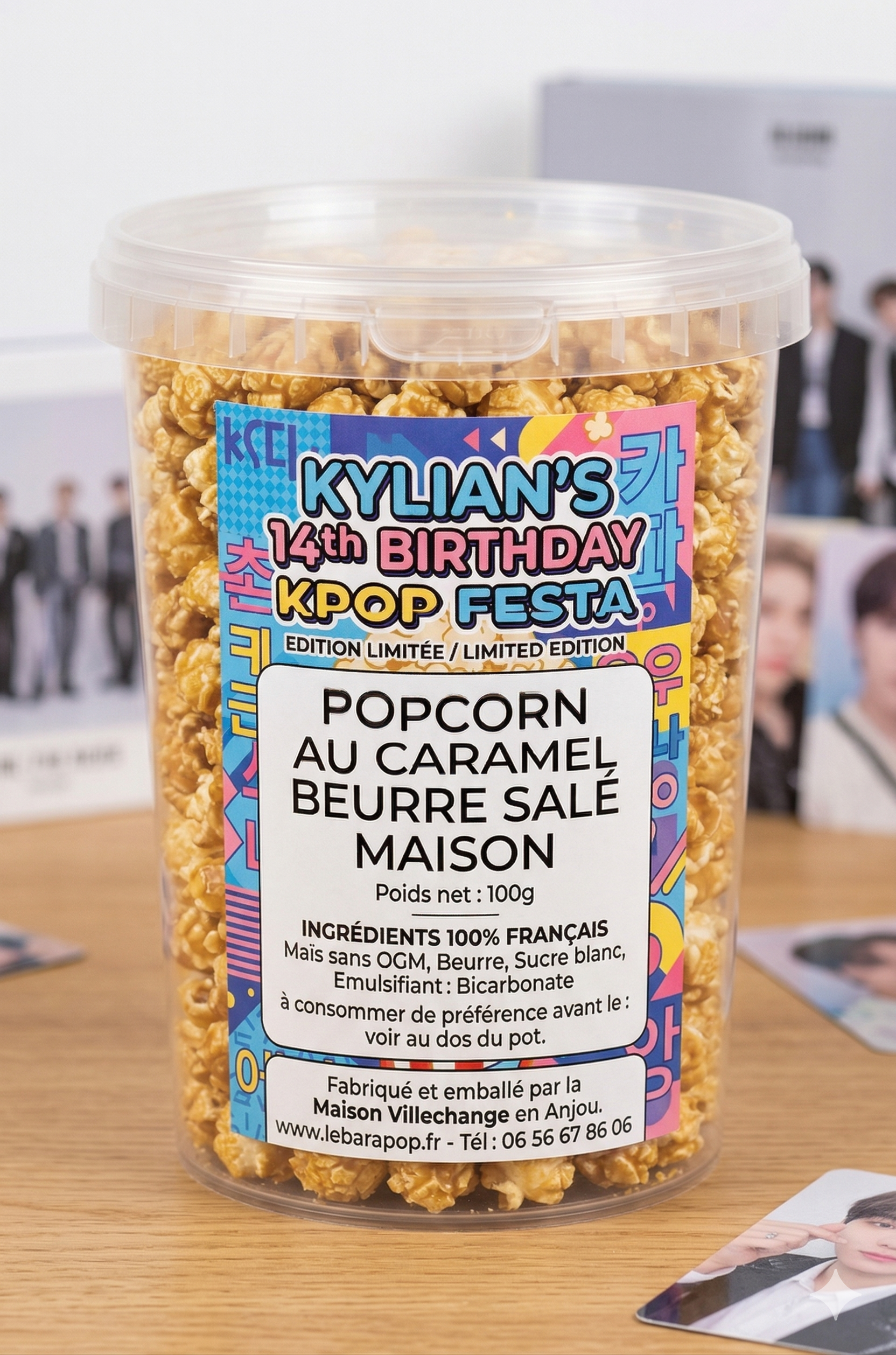 Sachets de Popcorn Personnalisés pour Vos Événements