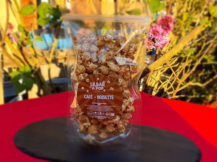 Pop-corn "CAFÉ - NOISETTE" Sachet de 1 Litre