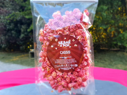Pop-corn CASSIS et Crème de Cassis d'Anjou GIFFARD - sachet 1 Litre