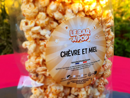 Pop-corn "CHEVRE & MIEL" un produit Original et Artisanal - 50cl