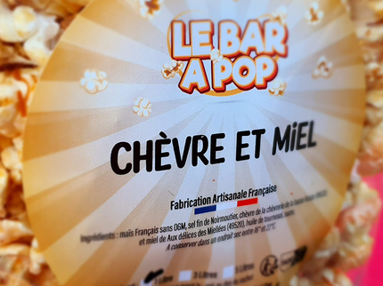 Pop-corn "CHEVRE & MIEL" un produit Original et Artisanal - 50cl