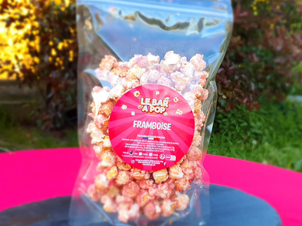 Pop-corn "FRAMBOISE" - 1 Litre en sachet refermable