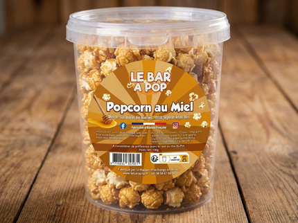 Pop-corn au caramel de "MIEL"  - Pot de 100g