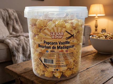 Pop-corn "VANILLE BOURBON DE MADAGASCAR"  - Pot de 100g
