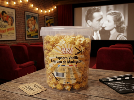 Pop-corn "VANILLE BOURBON DE MADAGASCAR"  - Pot de 100g